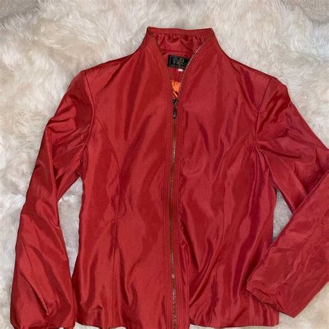 fendi jacket orange|authentic Fendi jacket.